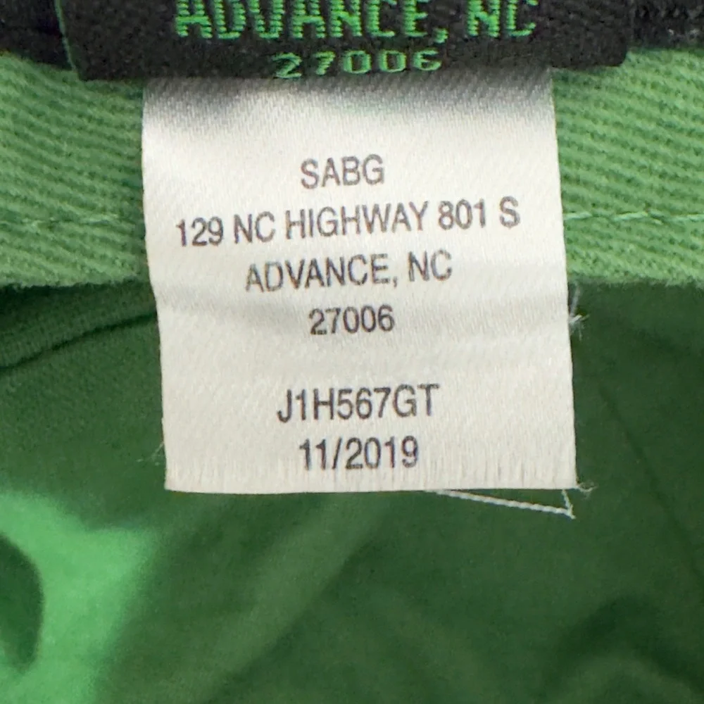 3198 | John Deere Tractor Embroidered Cotton Bucket Sun Hat Green Toddler OS
